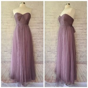 Jenny Yoo Collection Anabelle Convertible Mesh Tulle Strapless Bridesmaid Dress